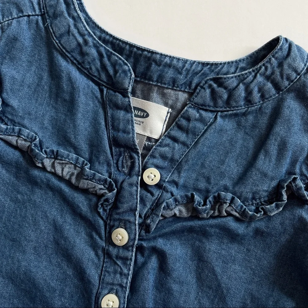 Old navy button down denim shirt